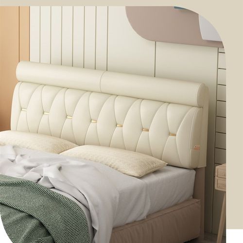 床头靠垫榻榻米双人软包靠垫实木床头板套靠垫可粘贴靠背垫简约