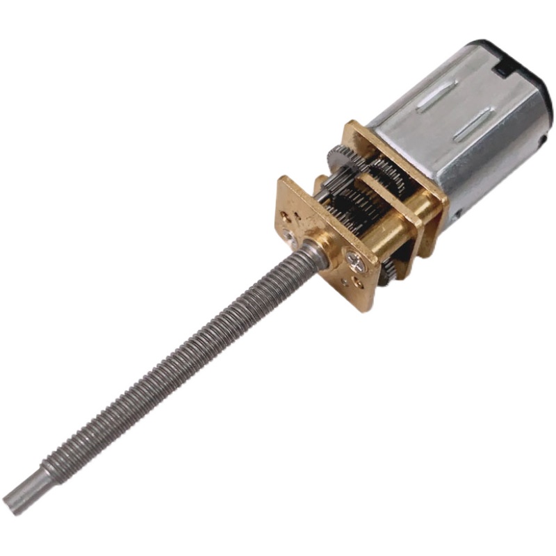 GA12-N20直流微型减速电机M3*34加长螺纹轴丝杆小马达3V6V12V低速