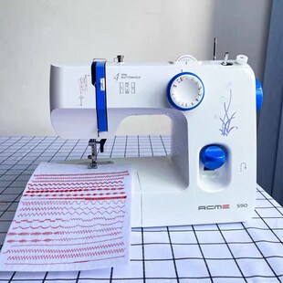 小型缝纫机家用台式 电动衣车带锁边锁眼包边多功能裁缝机迷你吃厚
