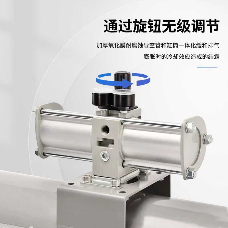 VBA压缩空气增压泵自动打压2倍三倍增压阀器气动20L40L储气罐空压