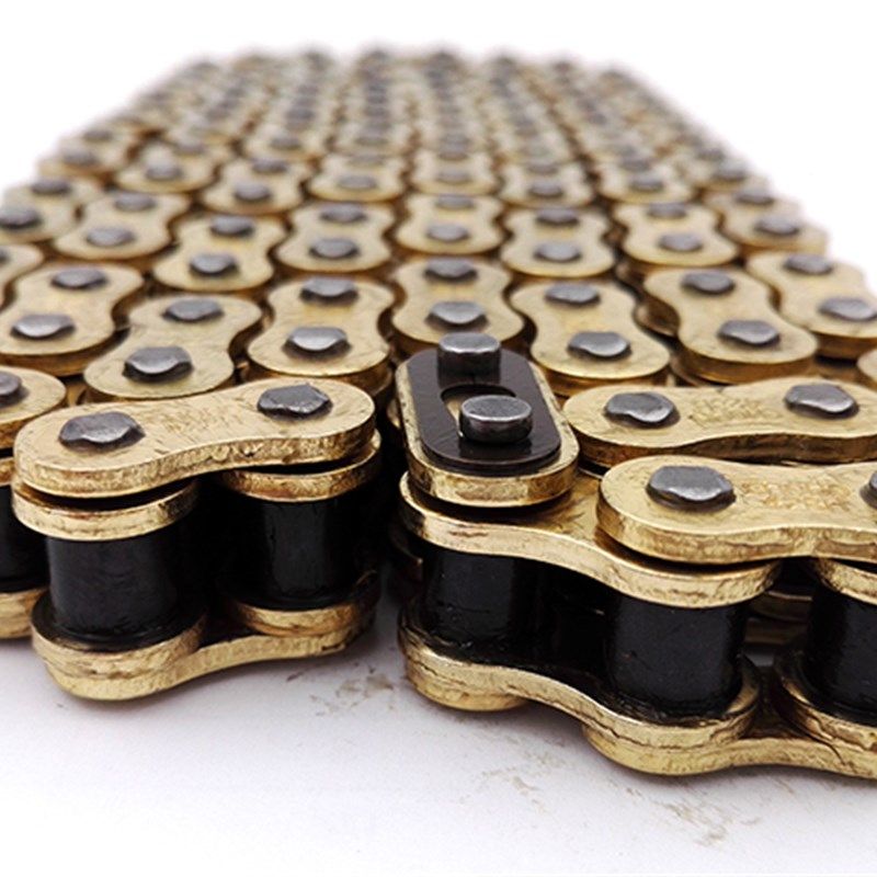 征和 428H/520H 金色加强加厚125/150摩托车链条越野非油封链条
