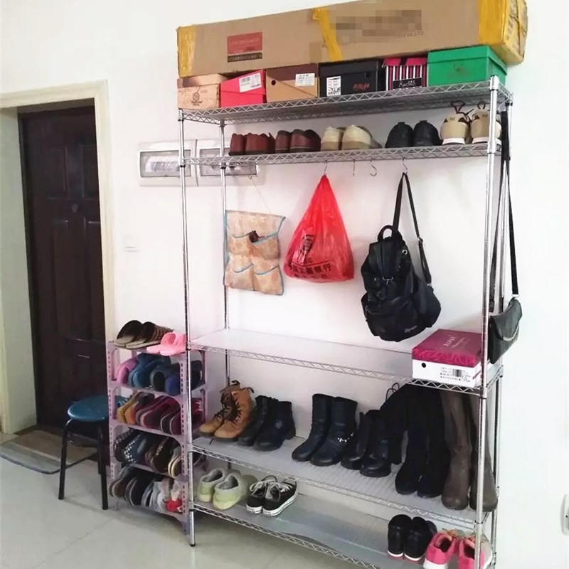 长50长60长70宽35置物架不锈钢色微波炉烤箱架厨房整理架阳台花架