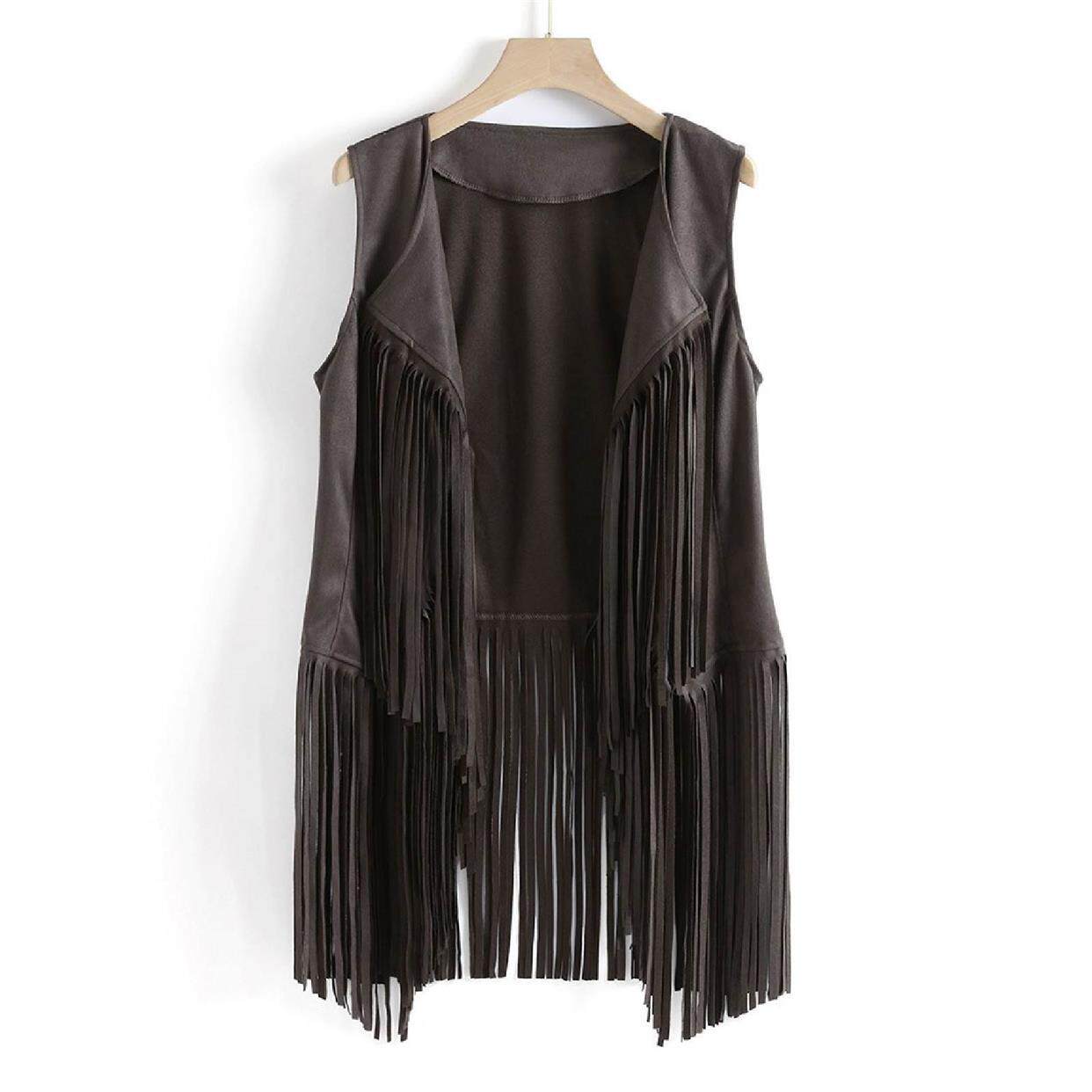 Women's Loose Vest Solid Color Fashion Layering Top - Taobao product photo 4