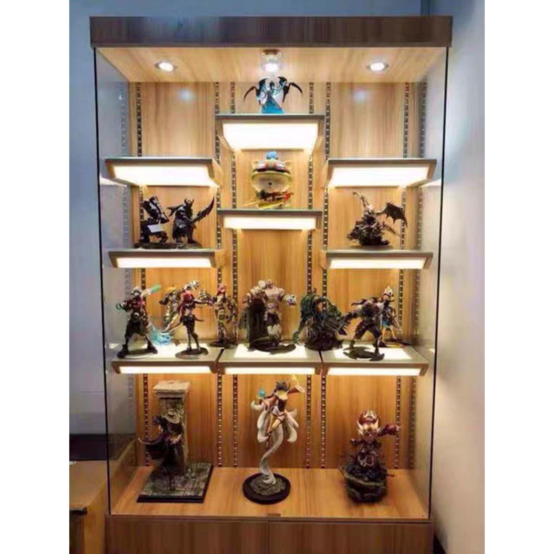 模型展示柜模型玩具乐透明玻璃展柜安全帽高达高家用收纳柜礼品柜