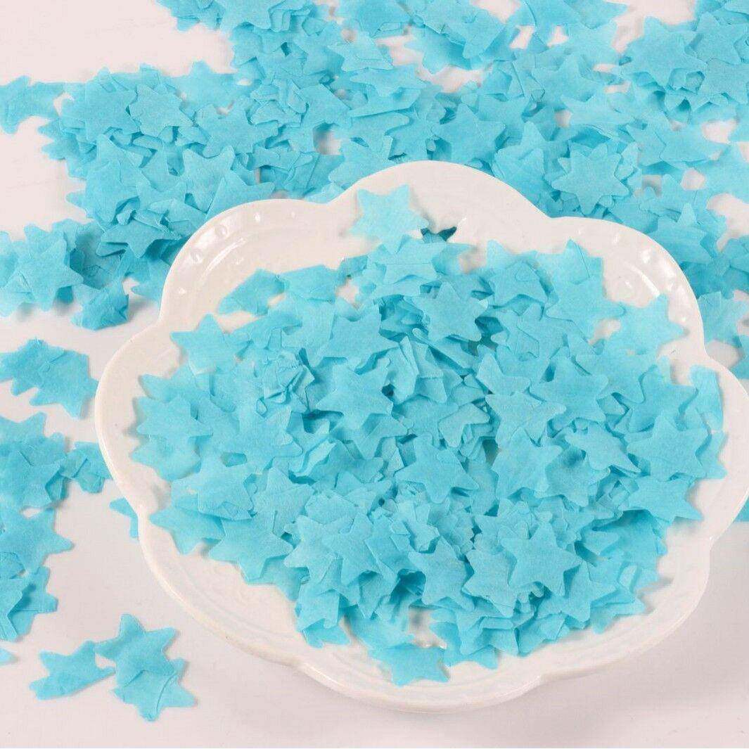 蓝色星星彷真花瓣手工装饰用品浪漫风花瓣婚礼装饰拍照道具碎纸片