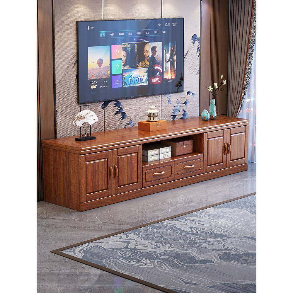 胡桃实木电视柜客厅小公寓储物柜卧室地板柜所有实木咖啡桌电视柜,住宅家具,电视柜,淘宝优惠券,粉丝福利购,淘宝优惠卷
