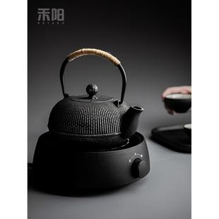 铁壶铸铁煮茶壶家用烧水壶泡茶专用电陶炉煮茶器套装 禾阳日式