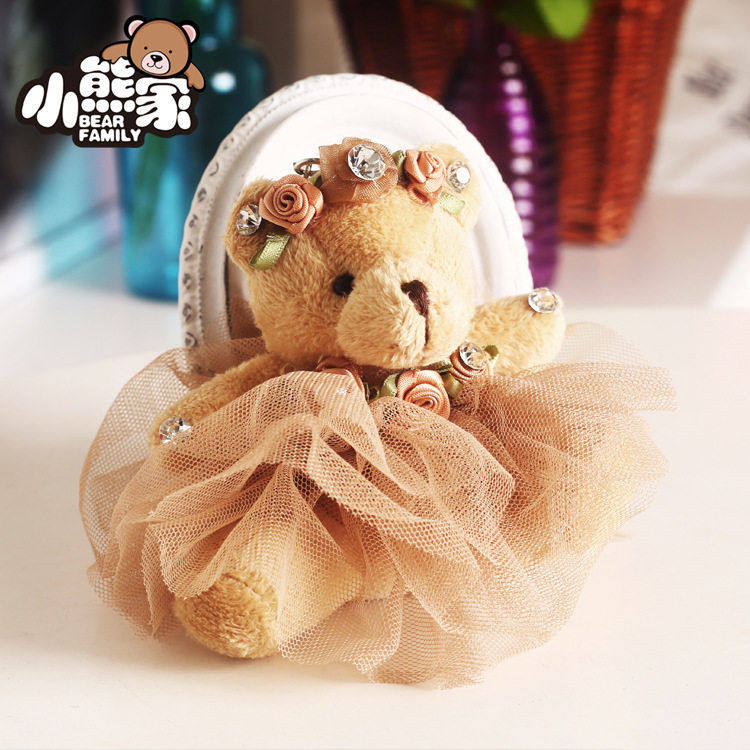 迷你可爱坐熊毛绒玩具情侣公仔玩偶婚纱钥匙扣娃娃书包婚庆礼品,玩具/童车/益智/积木/模型,毛绒/玩偶/公仔/布艺类玩具,淘宝优惠券,粉丝福利购,淘宝优惠卷