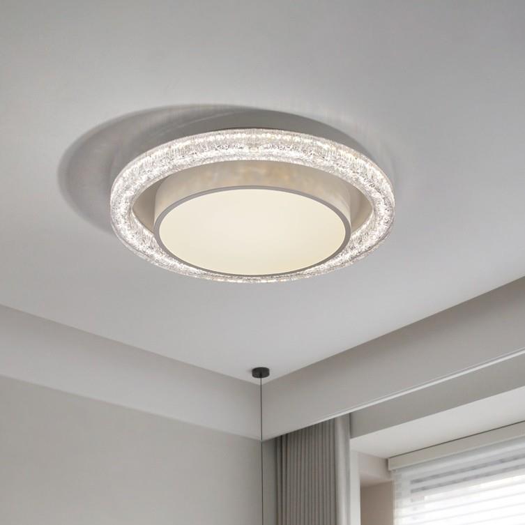 网红现代新款简约主卧室灯具北欧轻奢大气房间客厅书房led吸顶灯