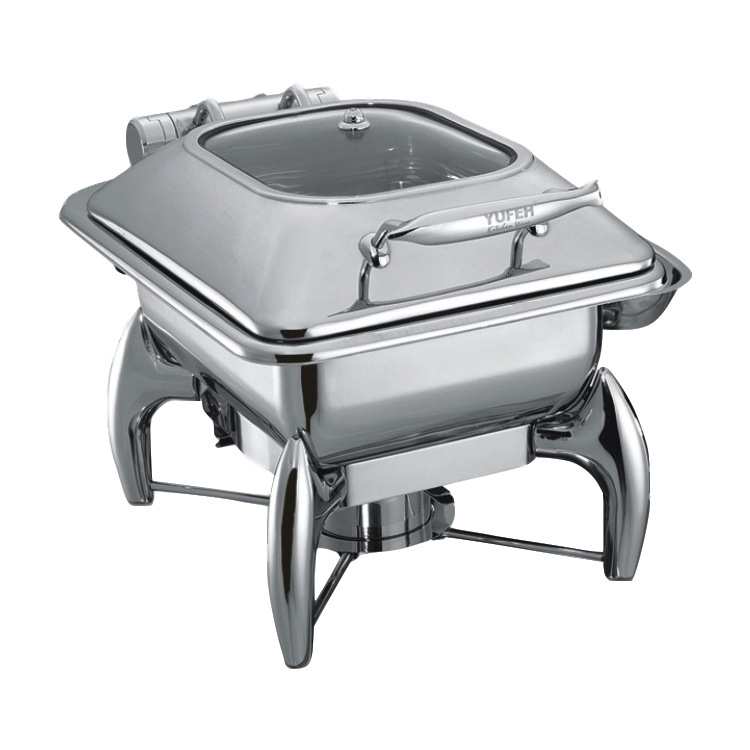 YUFEH宇辉 10系列方形酒店自助餐保温炉布菲炉 四式开盖 厂家直销