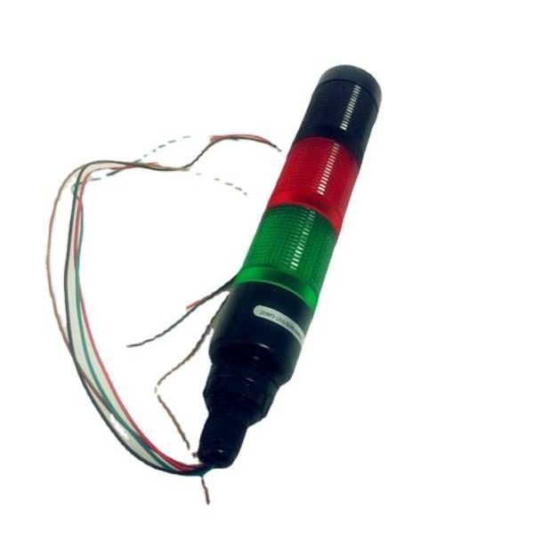 天逸 36mm LED应急警示灯JD36F3-L01GRF 带蜂鸣指示灯两色警示灯