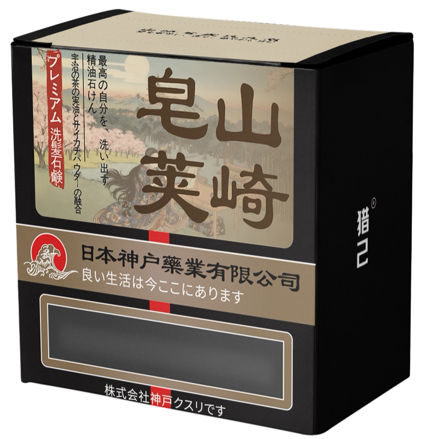 猎己 山崎皂荚洗发皂精油皂100g  舒缓 专用深层清洁手工皂