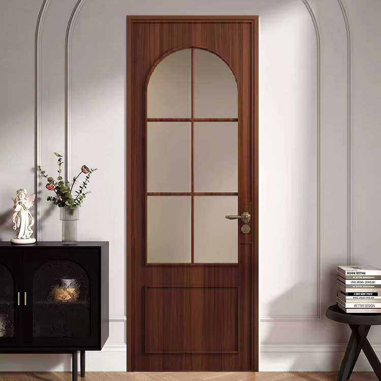 木纹色铝合金门法式复古平开门弧形卫生间玻璃门厕所卫门柚木色,模玩/动漫/周边/娃圈三坑/桌游,模型制作工具/辅料耗材,淘宝优惠券,粉丝福利购,淘宝优惠卷