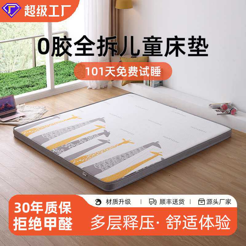 无胶水无甲醛棕垫3E椰棕乳胶床垫儿童榻榻米学校学生宿舍床垫