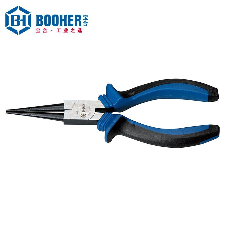 Booher宝合工具双色CrV圆嘴钳 BH2105506 6