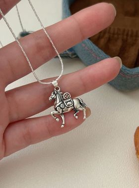 S925纯银马上有钱吊坠