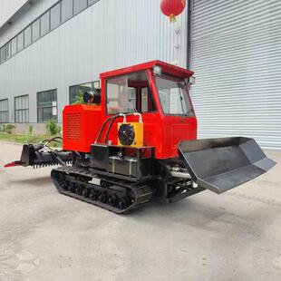 全地形履带雪机厂家 国压产压型碎冰面条状雪 小滑雪场QCU推雪车