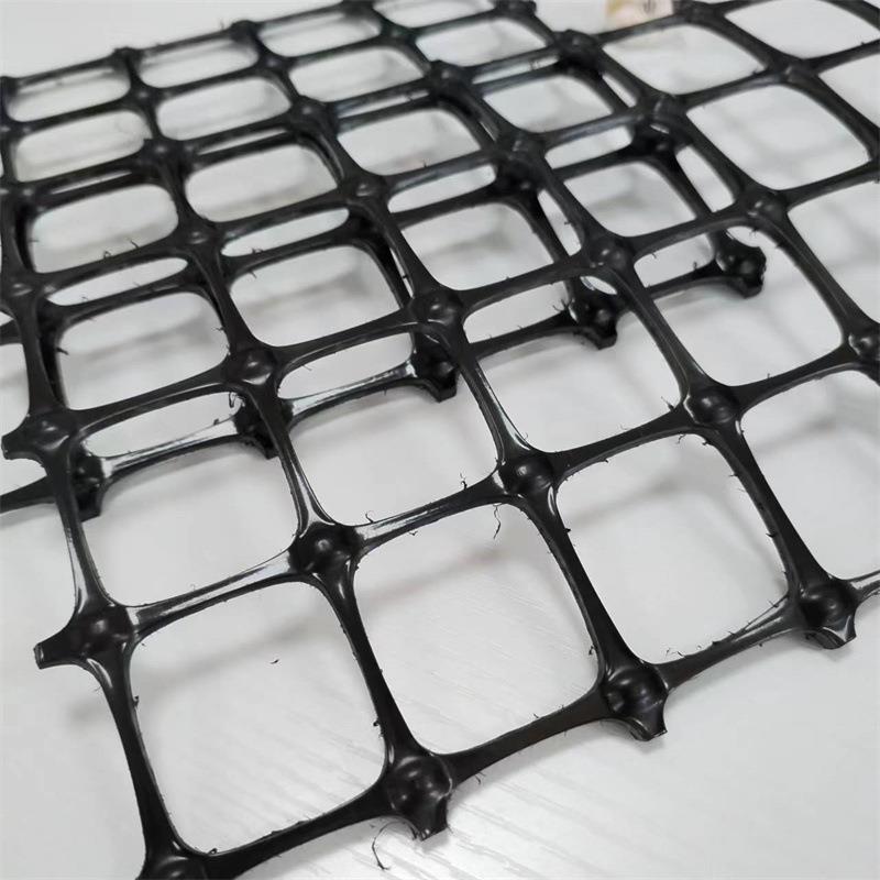 土工格栅生产厂家铁路公路 养殖护坡围栏双向塑料拉伸土工格栅