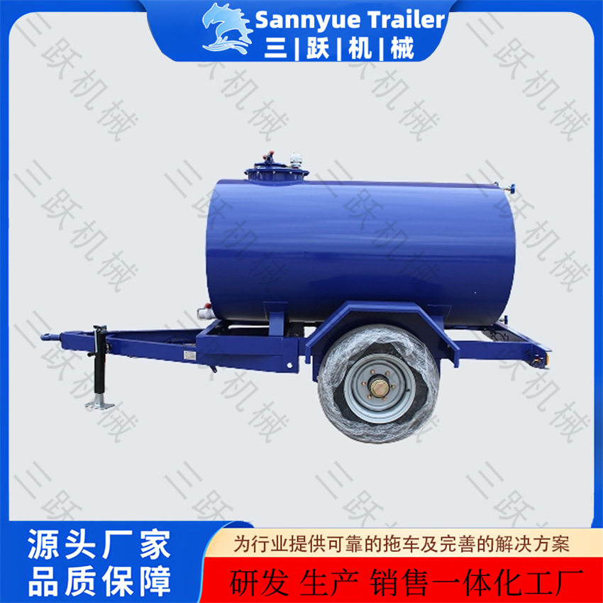 水罐拖车厂家直销洒水车三跃水罐拖车 厂家直销