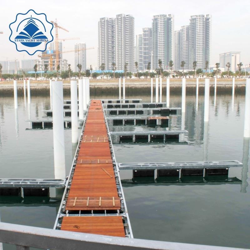 厂家供应铝合金浮桥引桥游船码头游艇码头水上景观海上栈道