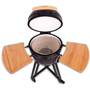 20寸陶瓷烧烤炉烤肉专用熏烤炉欧美上层人士聚会BBQKAMADOGRILL