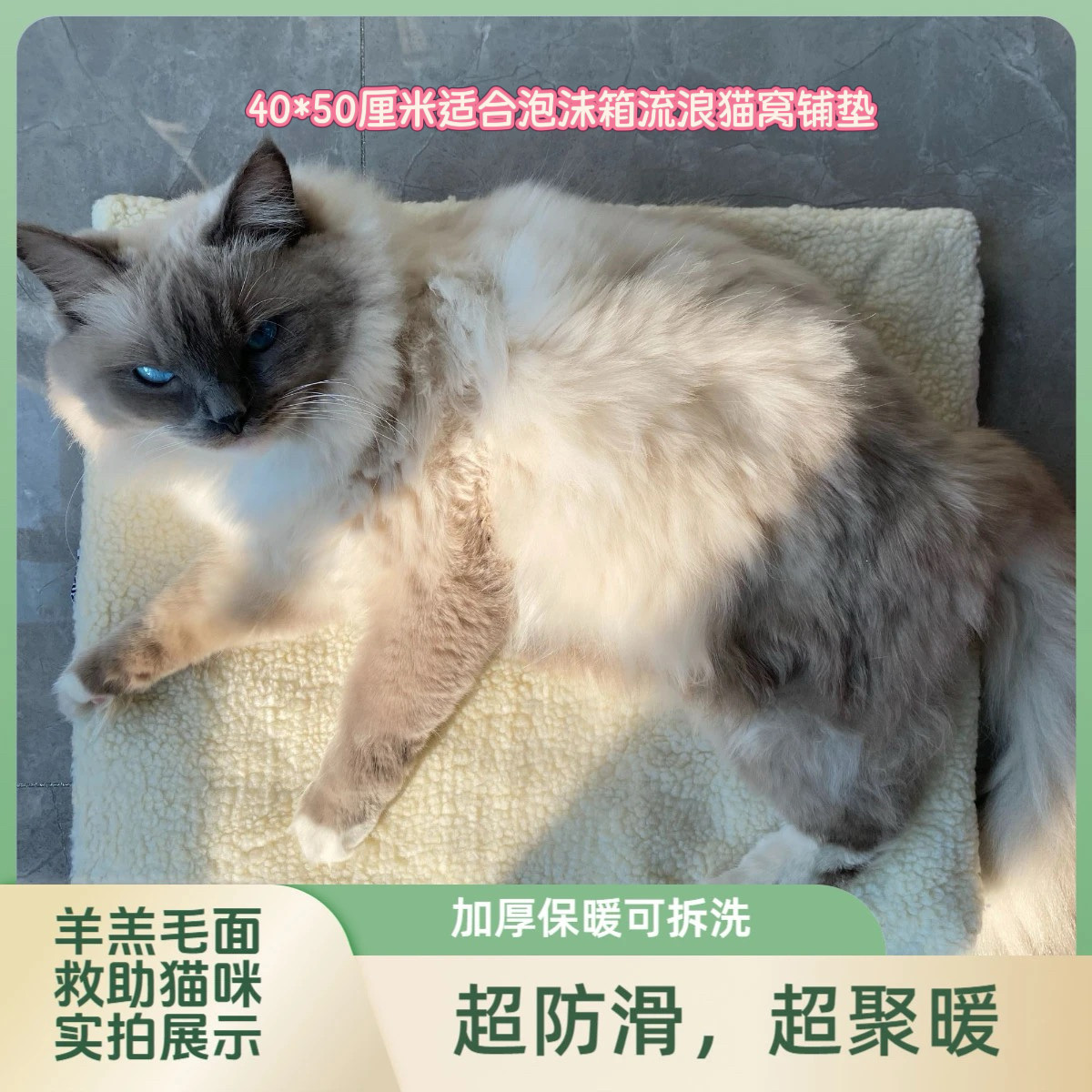 宠物自热垫子冬季恒温保温猫狗通猫狗垫子
