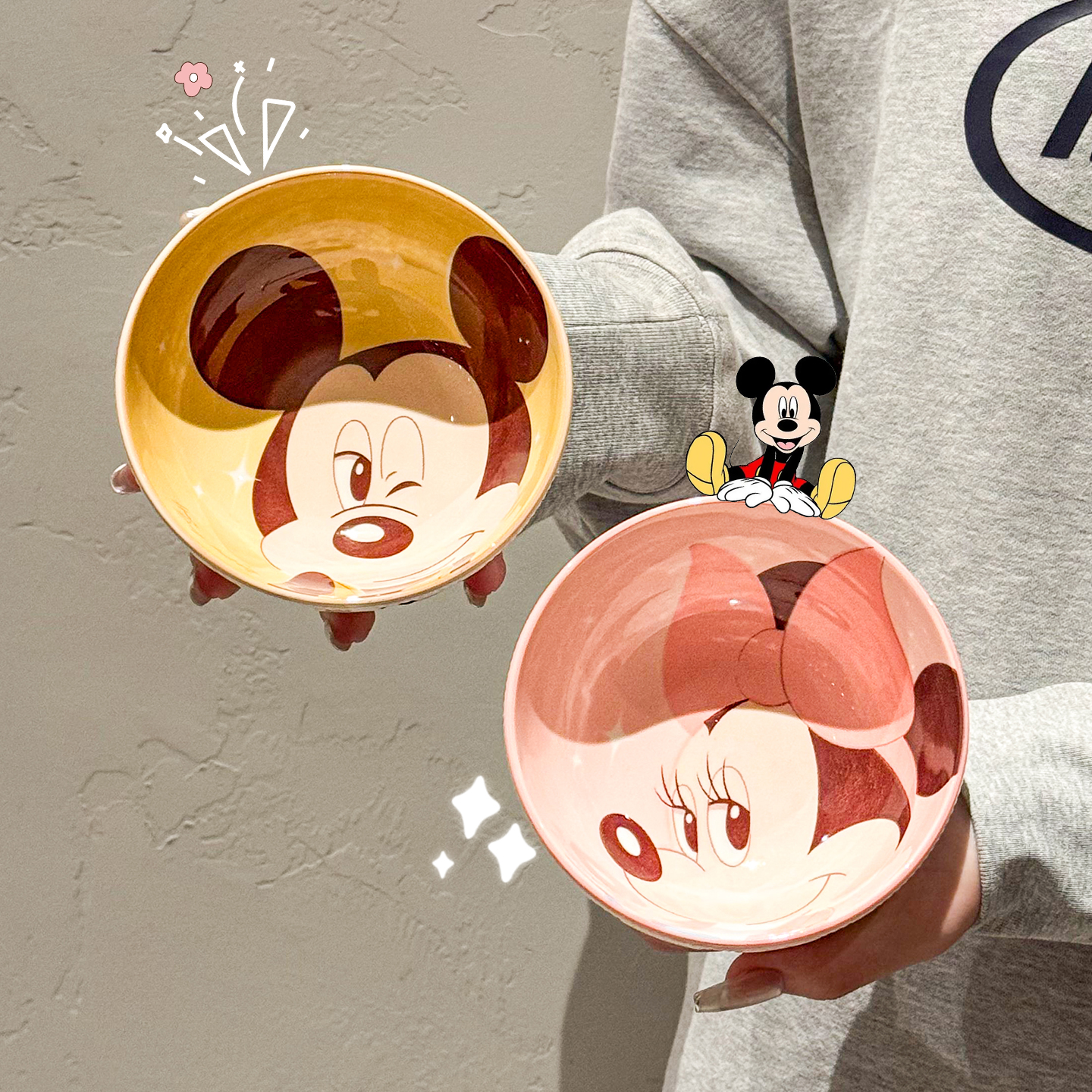 正版迪士尼陶瓷米饭碗家用2025