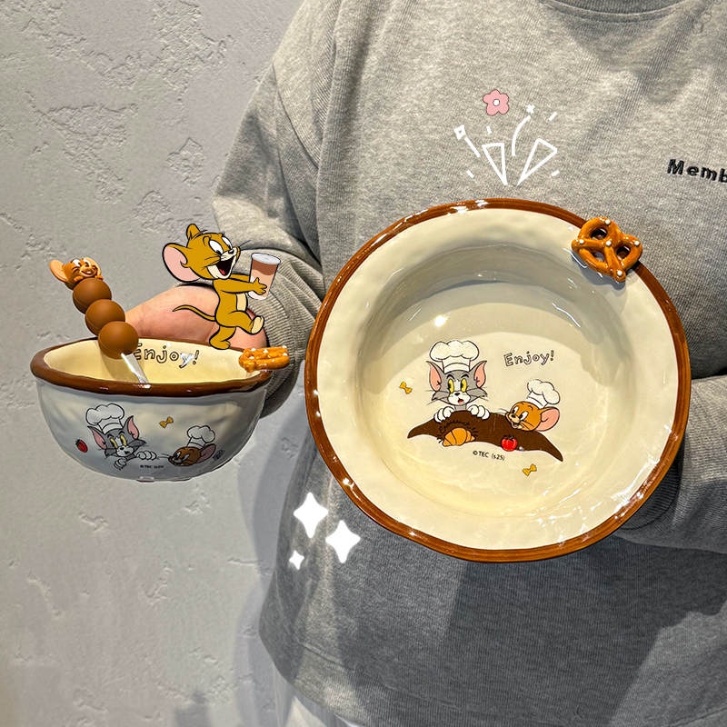 猫和老鼠联名一人食餐具套装家用