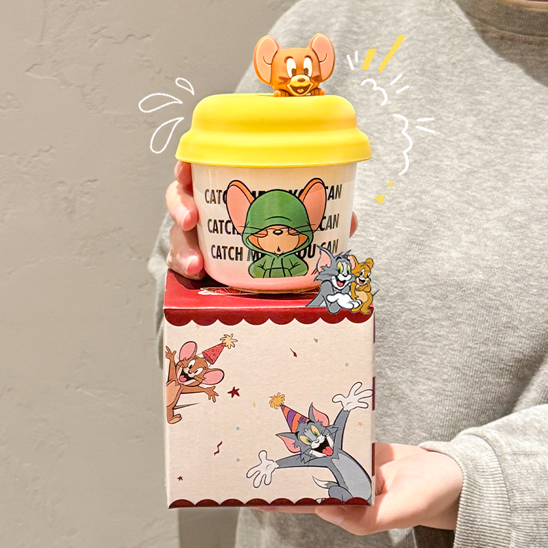 正版猫和老鼠迷你咖啡杯外出携带