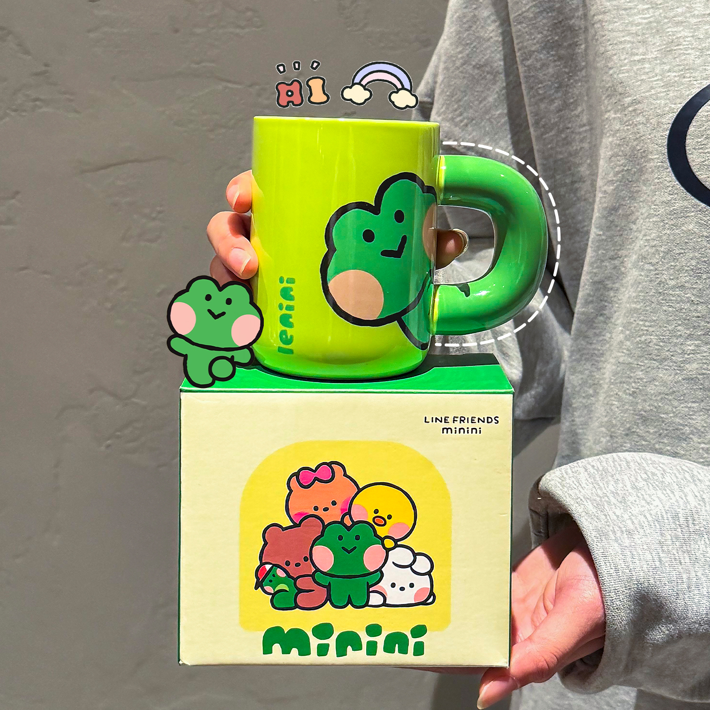 minini联名陶瓷马克杯牛奶咖啡杯