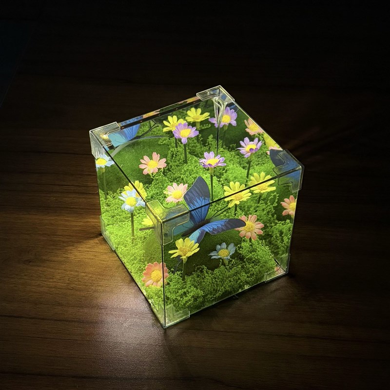 绿野仙踪春日蝴蝶魔方小夜灯 diy手工材料包女生送闺蜜生日小礼物