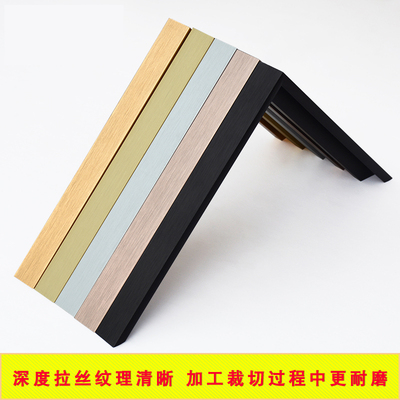 定制铝合金广告框相框画框型材金属薄边框条装裱装饰包边方形框架