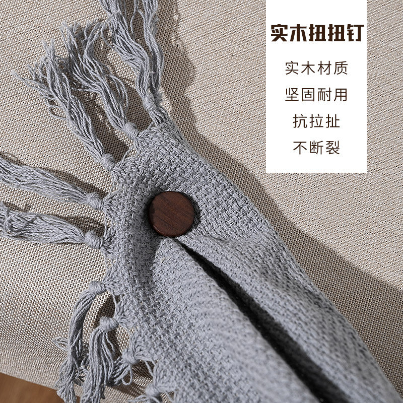 实木扭扭钉加长加厚大号家用布艺多功能沙发垫防跑防滑床单固定器