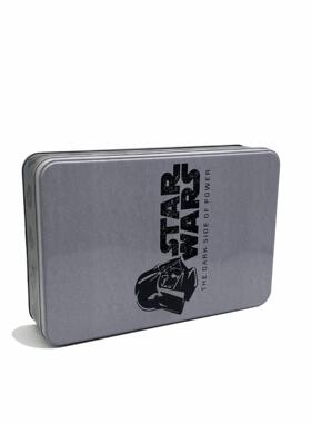 工厂铁盖定制推荐RG015马口铁长方形罐 大号收纳翻铁 衣物盒包装