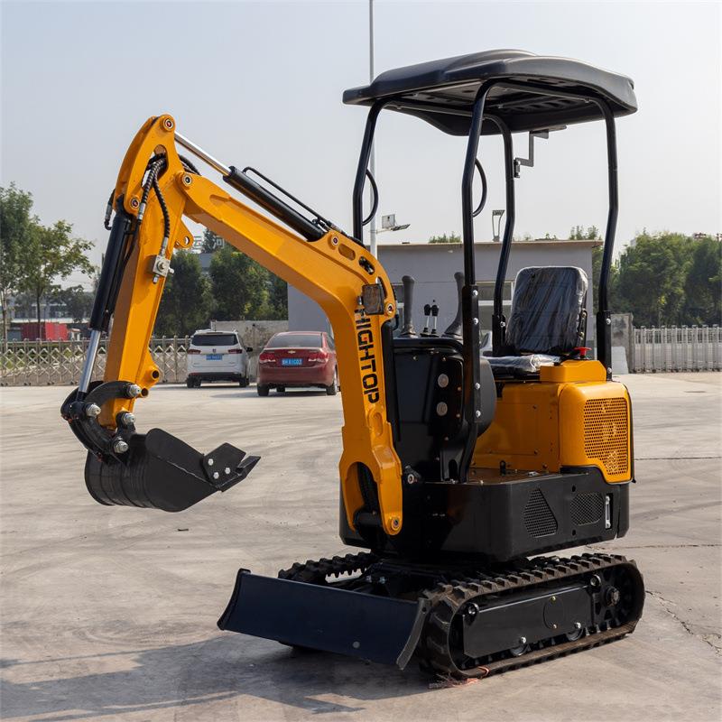 0HT1型微型履带机式挖掘机小沟型农业械果园挖机多功能挖掘机HT10