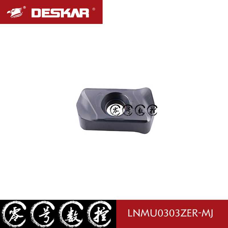 DESKAR戴斯卡数控快进给铣刀片LNMU0303ZER-MJ  LF6018钢件不锈钢