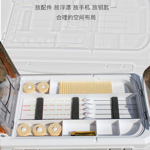 恒冠新款钓箱36L钓鱼台钓箱加厚多功能超轻全套渔具装备特价069