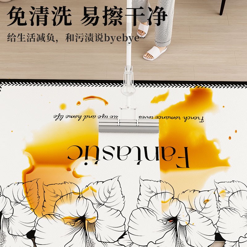 *高端入户门地垫2025新款pvc可擦免洗玄关地毯进门口脚垫耐脏裁剪