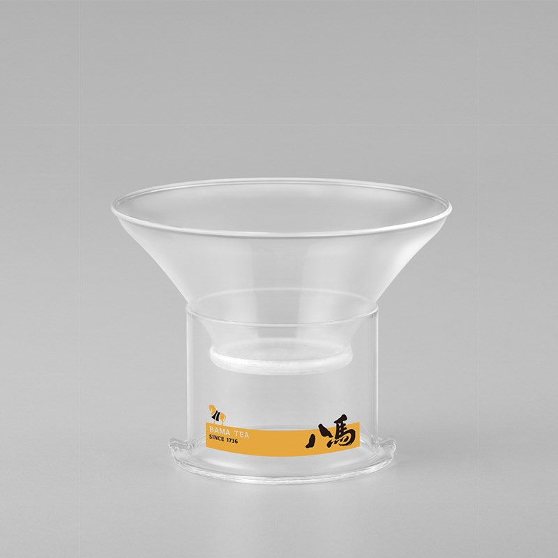 八马茶具 玻璃茶漏过滤网茶具配件茶滤过滤器茶滤器茶漏器