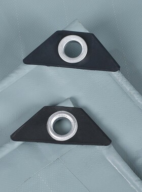 超厚阻燃防火灰色刀刮布银色防雨布防水防晒篷布遮雨油布棚布