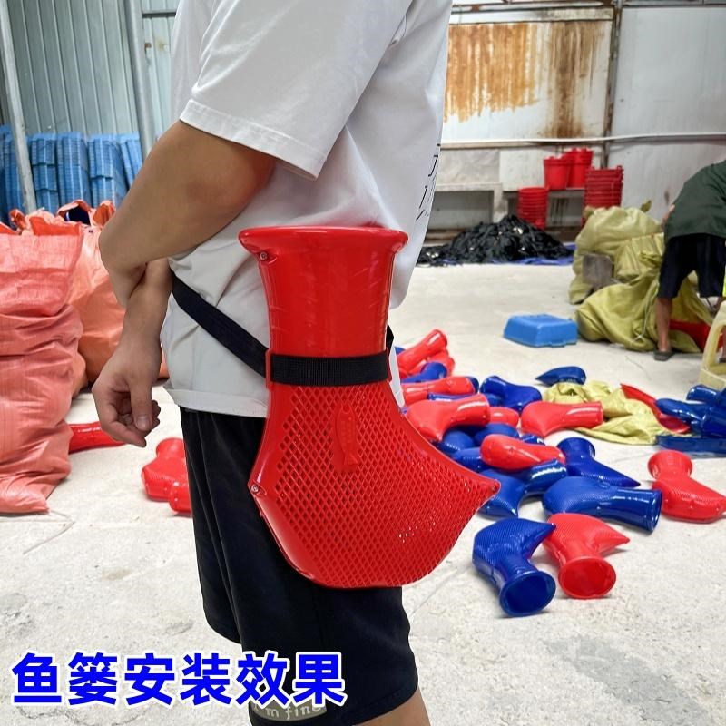 新款塑料柴刀鞘大号农用镰刀篓子收纳笼上山砍柴保护套鱼篓工具