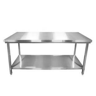 欧式商务餐厅厨房/洗衣家具不锈钢工作台工作台带可调支脚商用