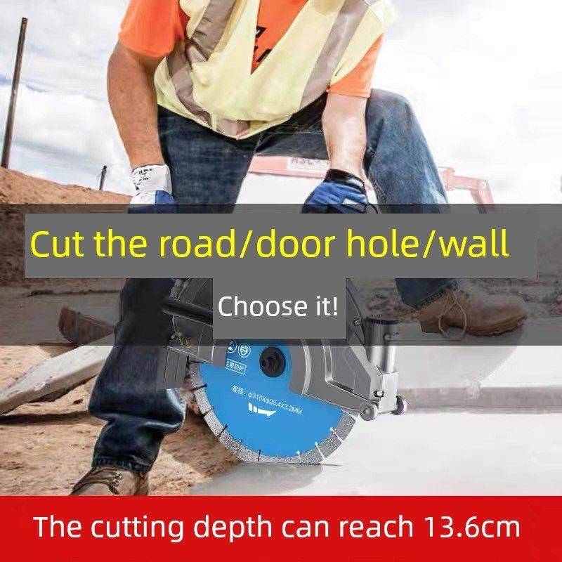 槽王1320混凝土路面切割机水泥路面高速公路路面切割机石材开槽墙