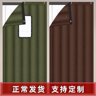 加厚棉门帘子保暖挡风磁吸自吸家用保温冬天防风防寒卧室隔断 冬季