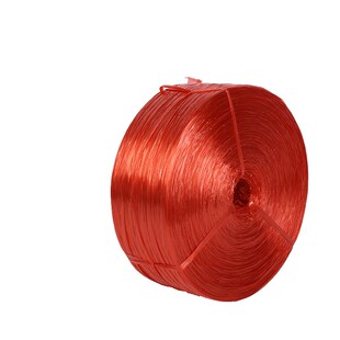 绳塑料打包 3.5cm尼龙草封包绳包装 5.6斤pp新料红色捆扎o绳 2.5