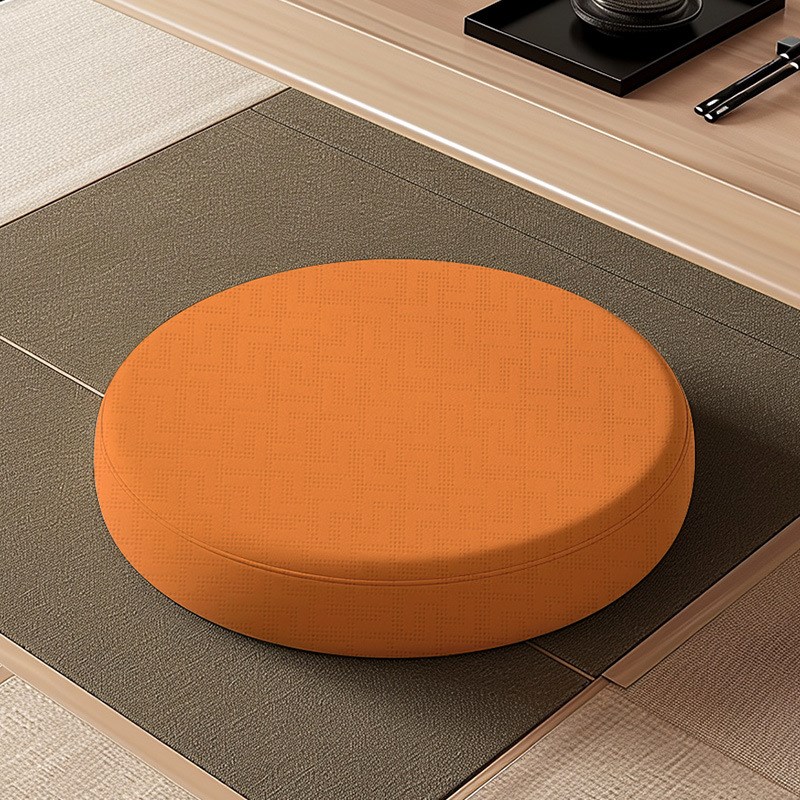 【舒适透气】耐脏卡座圆形记忆棉防滑软L座垫坐垫餐椅垫吧台皮面