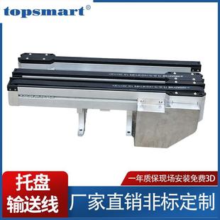 托盘输送线双列同步带传送输送线皮带输送机铝合金模块输送线