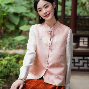 【名家非遗宋锦 李德喜】觅萝香原创2025宋锦如意铜钱九尾狐马甲