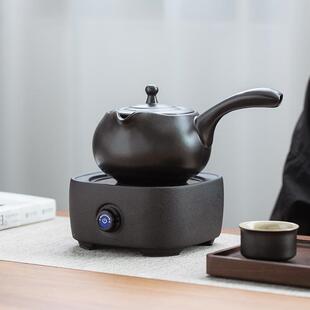 电陶炉煮茶器小型家用陶瓷煮茶壶办公室煮茶炉干烧防烫侧把泡茶壶
