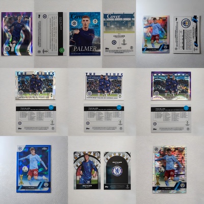 Topps PANINI 切尔西 英格兰 帕尔默 带编限量 球星卡 周边礼物